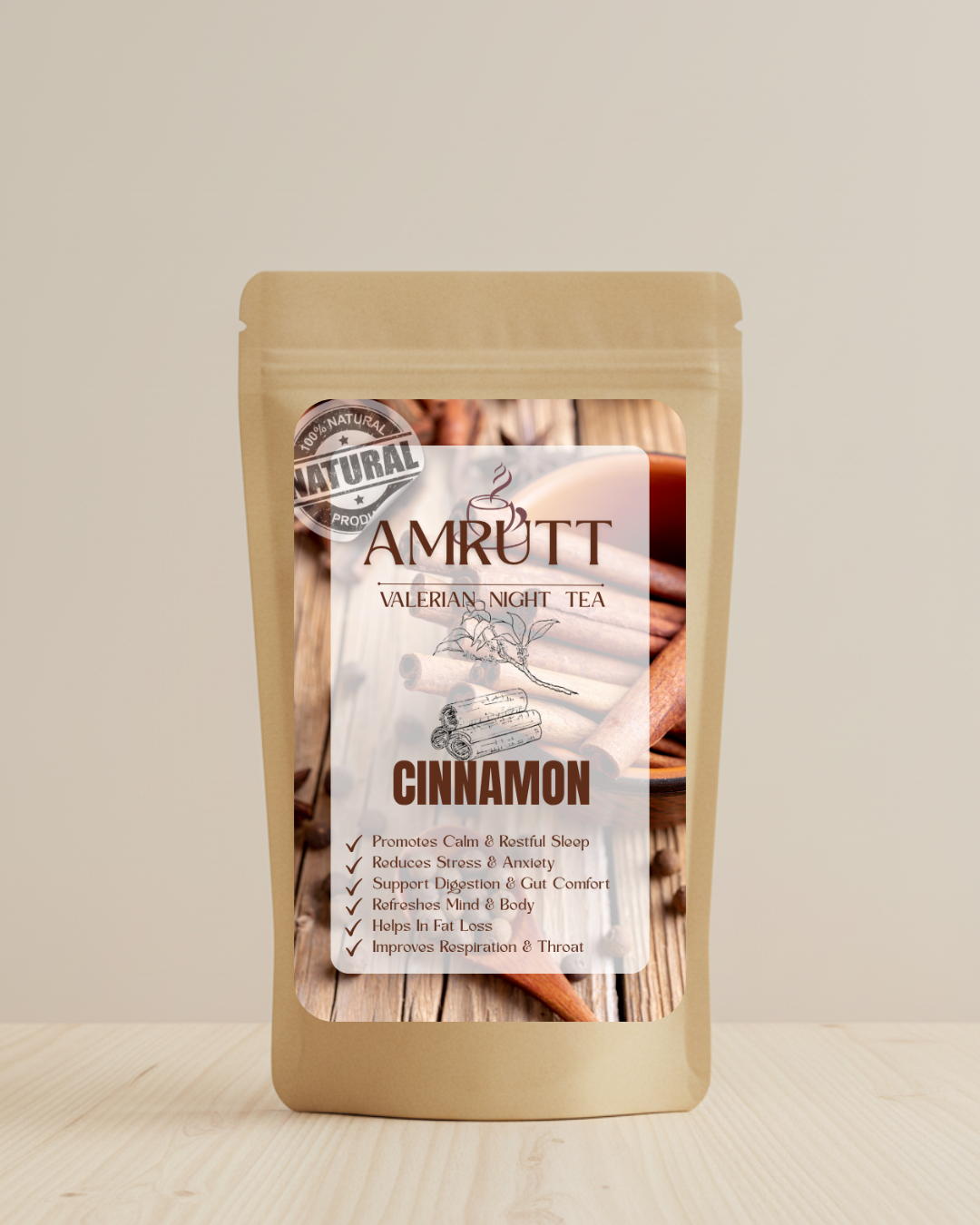 Cinnamon-Valerian Night Tea - Pack of 30 Tea Bags