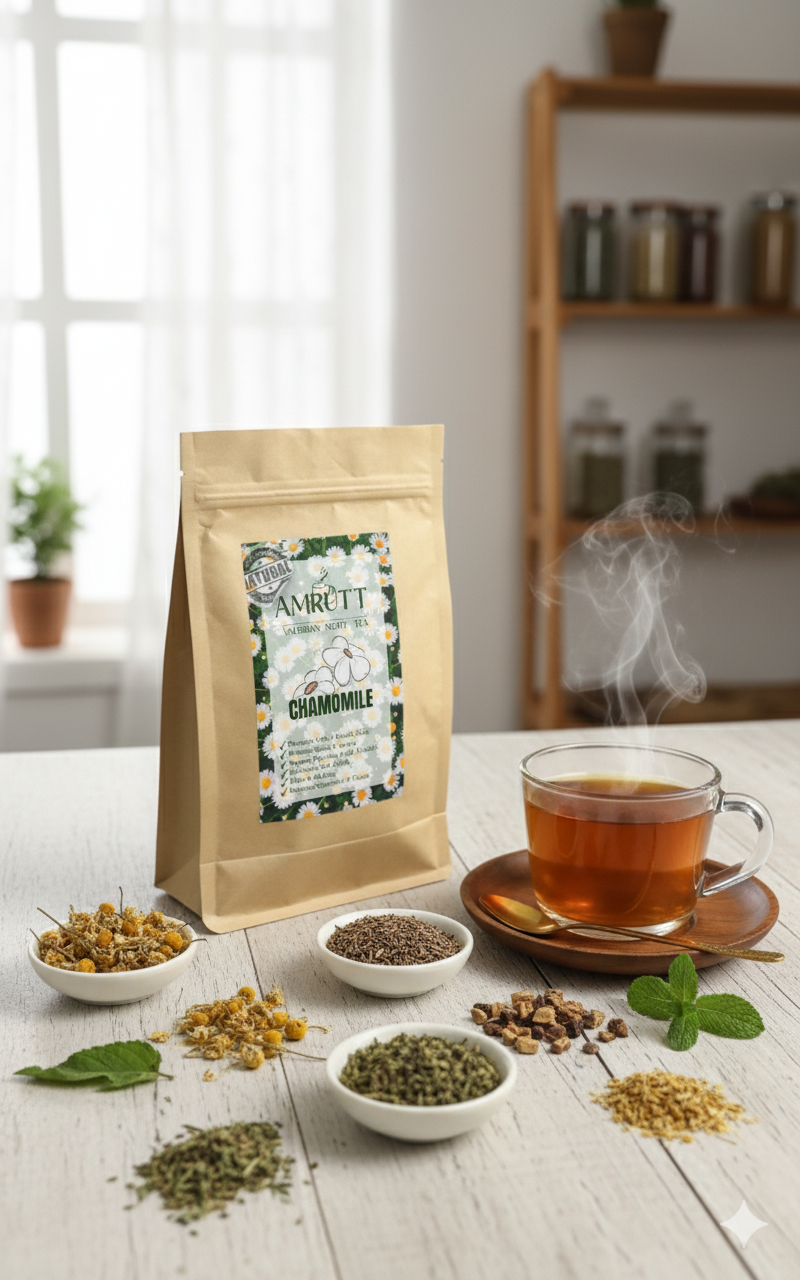 Chamomile-Valerian Night Tea - Pack of 30 Tea Bags