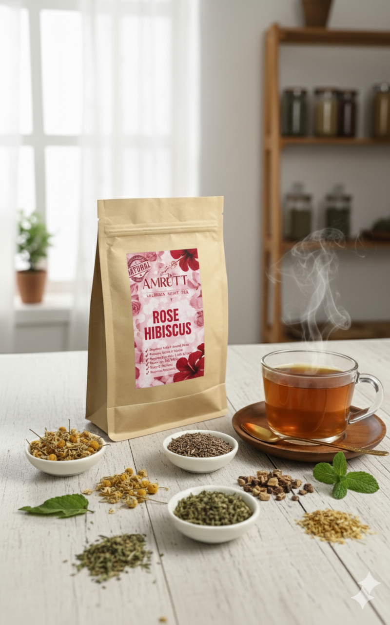 Hibiscus-Rose Beauty Tea - Pack of 30 Tea Bags