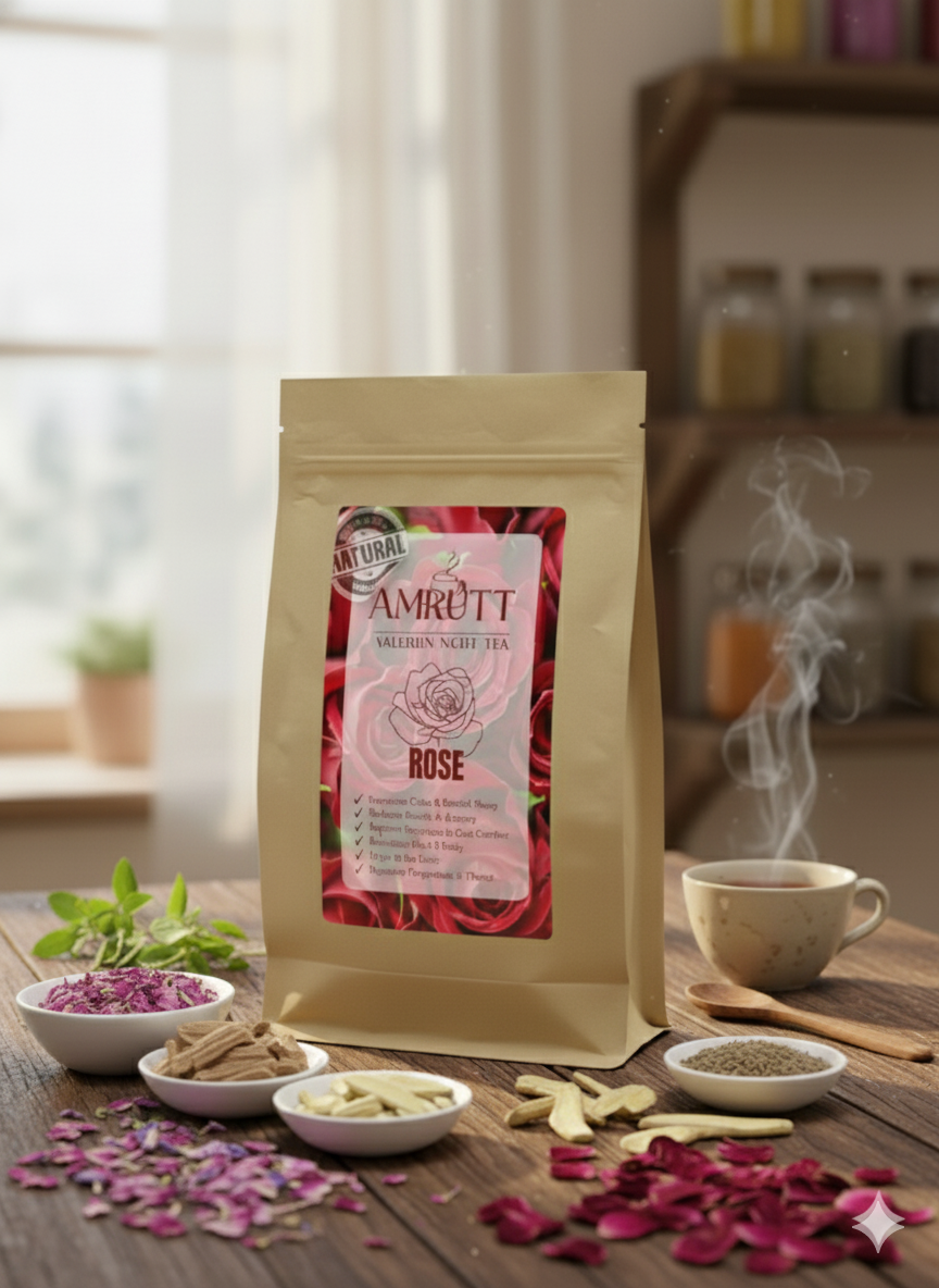 Rose-Valerian Night Tea - Pack of 30 Tea Bags